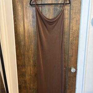 Brown Slip Dress